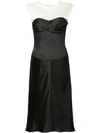 ALEXANDER WANG SATIN TWISTED CUP DRESS,1W486021F712610962