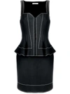 GIVENCHY PEPLUM WAIST FITTED DRESS,BW201Y300T12617911