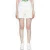 ALEXANDER MCQUEEN ALEXANDER MCQUEEN IVORY SCALLOPED KNIT SHORTS,507922Q1WKH