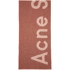 ACNE STUDIOS Pink Toronty Logo Scarf,274176