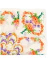 GUCCI GUCCI FLORAL PRINT SCARF - NEUTRALS,4994823G34512621269