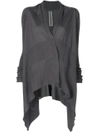 RICK OWENS WRAP CARDIGAN,RP18S8642M12609281