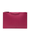 Givenchy Pink Antigona Leather Pouch In Pink