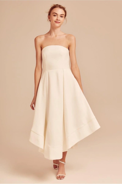 C/meo Collective Making Waves Dress In Ivory