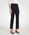Ann Taylor The Petite Crop Pant - Curvy Fit In Atlantic Navy