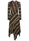 PETER PILOTTO STRIPED FINE-KNIT DRESS