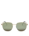 Quay Women's Jezabell Mirrored Round Sunglasses, 54mm In Gold/gold Mirror