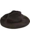 HORISAKI HORISAKI DESIGN & HANDEL WIDE BRIM HAT - GREY,RHB009BB12613235