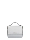 Givenchy Pandora Box Small Leather Cross-body Bag In Silver