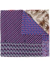 PIERRE-LOUIS MASCIA contrast printed scarf,ALOEST12627697