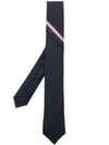 Thom Browne Rwb Selvedge Super 120s Twill Necktie In Multi-colored