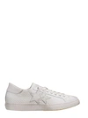 2STAR WHITE LEATHER SNEAKERS,10329363