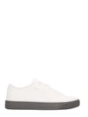 LANVIN LOW TOP trainers WHITE LEATHER,10329685