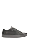 LANVIN LOW TOP SNEAKERS BLACK LEATHER,10329687