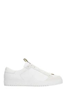 OFF-WHITE WHITE LEATHER SNEAKERS,10330029
