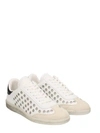 ISABEL MARANT BRYCE STUDS SUEDE E LEATHER SNEAKERS,BK0029 18P032S