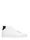 GIVENCHY URBAN STREET SNEAKERS WHITE LEATHER,10330273