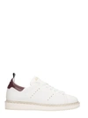 GOLDEN GOOSE STARTER WHITE LEATHER SNEAKERS,10330431