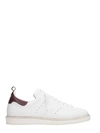 GOLDEN GOOSE STARTER WHITE LEATHER SNEAKERS,10330443