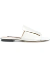 SERGIO ROSSI textured strap slides,A80380MCAL0612620752