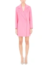 THEORY DOUBLE-FACED PINK WOOL-CASHMERE BOY COAT,10329820