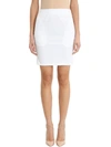 Givenchy White Logo Web Miniskirt