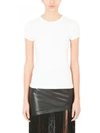 HELMUT LANG WHITE COTTON LOGO LIMITED EDITION T-SHIRT,10329484