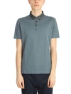 LANVIN GREY COTTON POLO,10331609