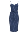 HARLEY VIERA-NEWTON Blue Liliy slip Dress,1570281055591531846