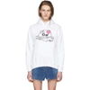 VETEMENTS VETEMENTS WHITE HOMETOWN HOODIE,WSS18TR16