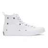 MCQ BY ALEXANDER MCQUEEN MCQ ALEXANDER MCQUEEN WHITE MICRO SWALLOW HIGH-TOP SNEAKERS,472454R1140