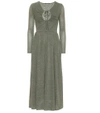 ALEXA CHUNG METALLIC KNIT MAXI DRESS,P00286079