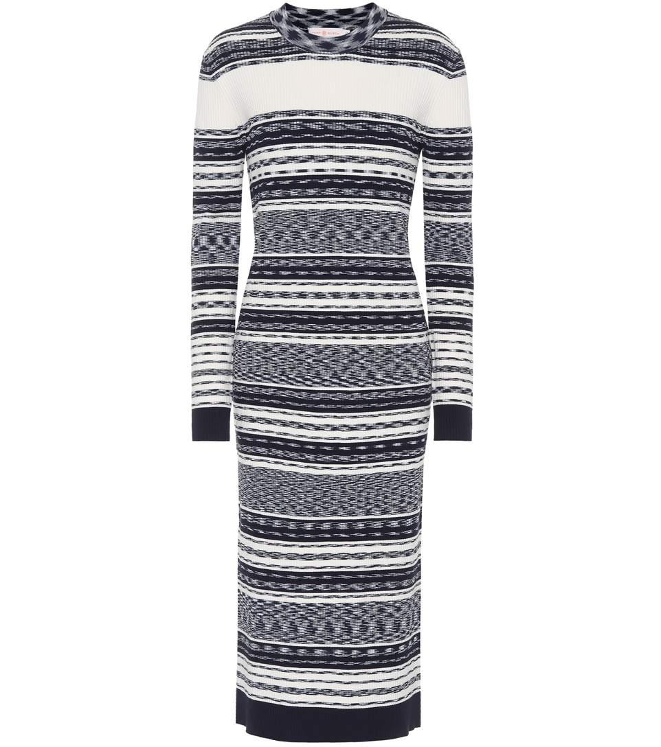 tory burch striped knit dress