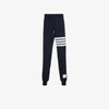 Thom Browne Classic Loopback 4-bar Sweatpants In Blue