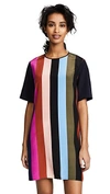 DIANE VON FURSTENBERG SHORT SLEEVE MINI FLUID DRESS