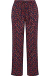 SLEEPY JONES Floral-print cotton pajama pants,US 2526016083990689