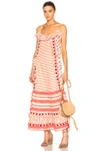 Dodo Bar Or Embroidered Cotton Dress In Multi