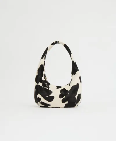 Mansur Gavriel Mini Gnocchi Bag In Printed Ponyhair