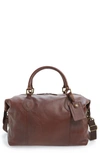 Barbour Travel Explorer Holdall Bag In Dark Brown