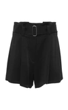 A.L.C DELIAH BELTED HIGH-RISE BELTED SATIN SHORTS,2PANT00138