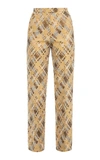 LAKE STUDIO M'O EXCLUSIVE HIGH WAISTED PATTERN PANT,PRE18P1