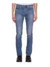 VALENTINO ROCKSTUD UNTITLED DENIM COTTON JEANS,10337409