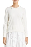 SIMONE ROCHA IMITATION PEARL EMBELLISHED SWEATER,HMK1B 0624