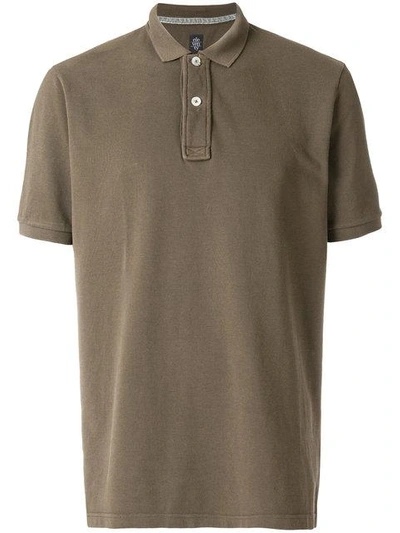 Eleventy Classic Polo Shirt In Green