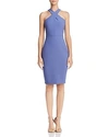 Likely Carolyn Halter-neck Sheath Dress In Marlin
