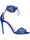 Aquazzura Jaipur 105 Sandals In Blue