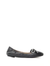 MARC JACOBS WILLA EMBELLISHED LEATHER BALLET FLATS,10340374