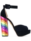 CHARLOTTE OLYMPIA Eugenie rainbow heel sandals,C185679EUGENIE12633044