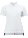 THOM BROWNE signature stripe polo shirt,FJP014A0005012615166