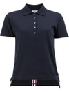 THOM BROWNE THOM BROWNE POLO SHIRT - BLUE,FJP014A0005012616217